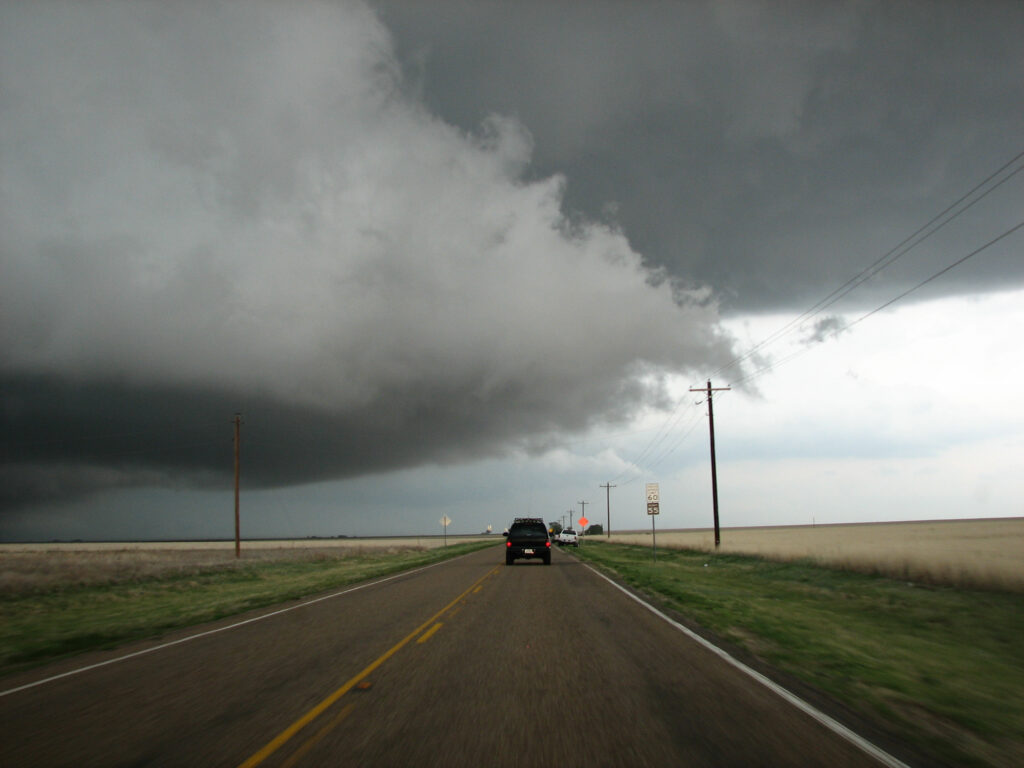 Wall Cloud in Texas Panhandle