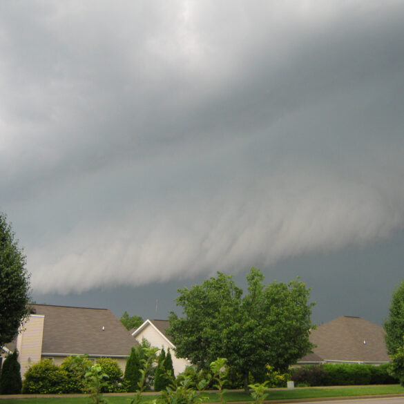 Bloomington Indiana Shelf Cloud