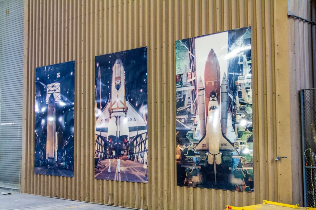 Photos of the Shuttles in the VAB