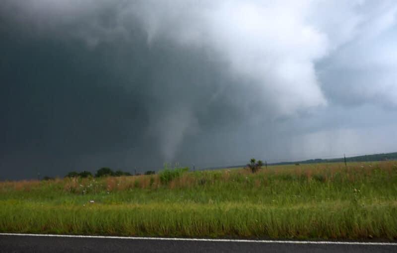 Tornado near Buffalo Springs, Texas in Clay County on May 19, 2015