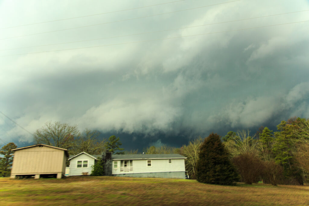 Near Jessieville, looking west