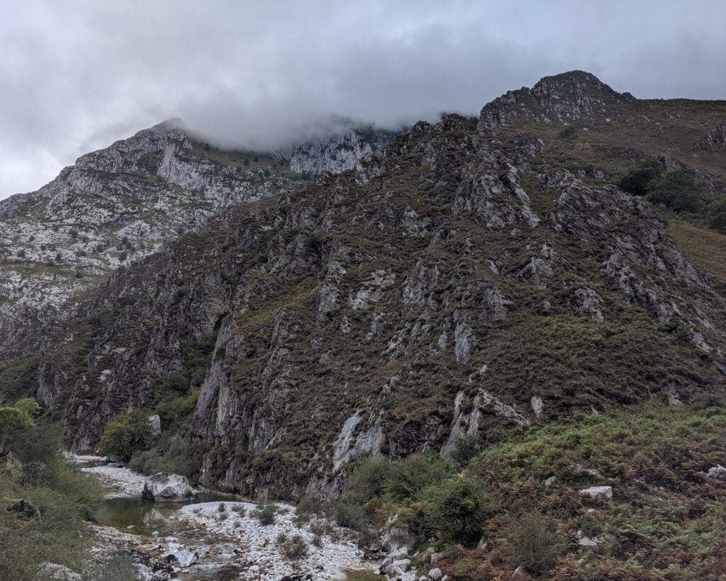 The Cares River in Northern Spain