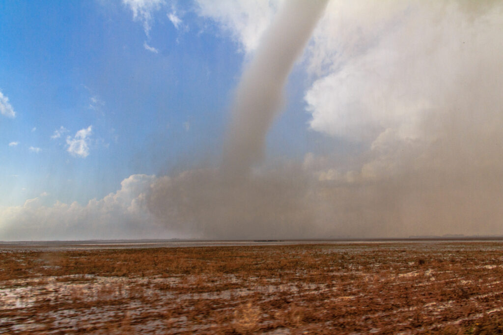 Ropeout of the Tipton, OK Tornado on November 7, 2011. We were approximately a little less than a mile away here