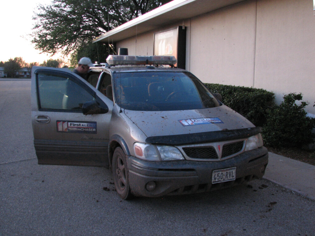 David's Van after chasing April 29, 2009