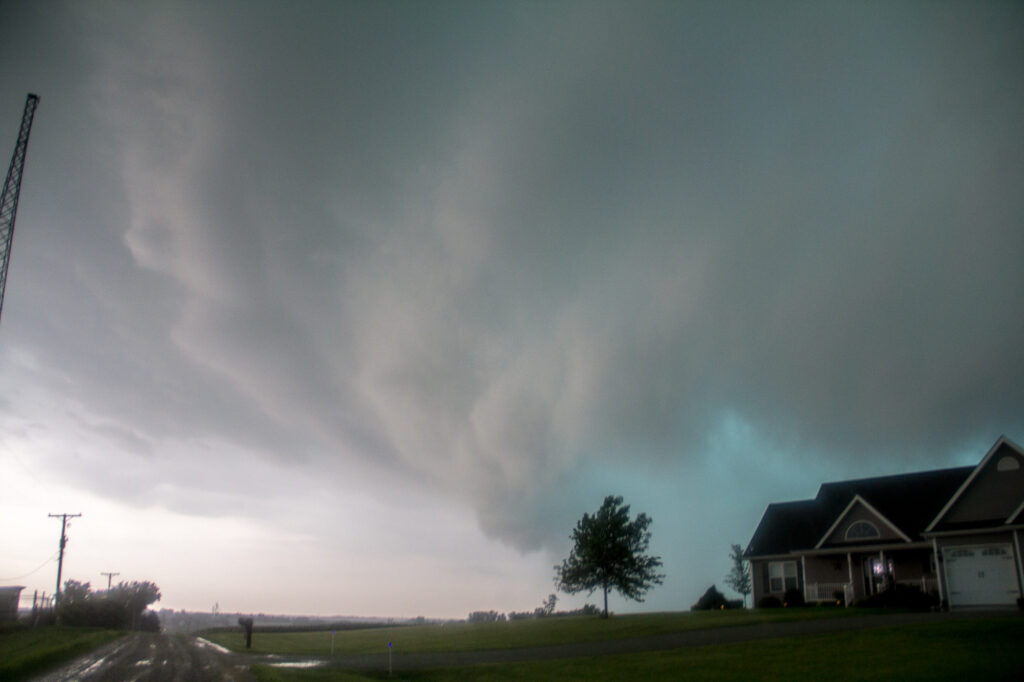 Supercell near Sterling Illinois on June 22, 2015