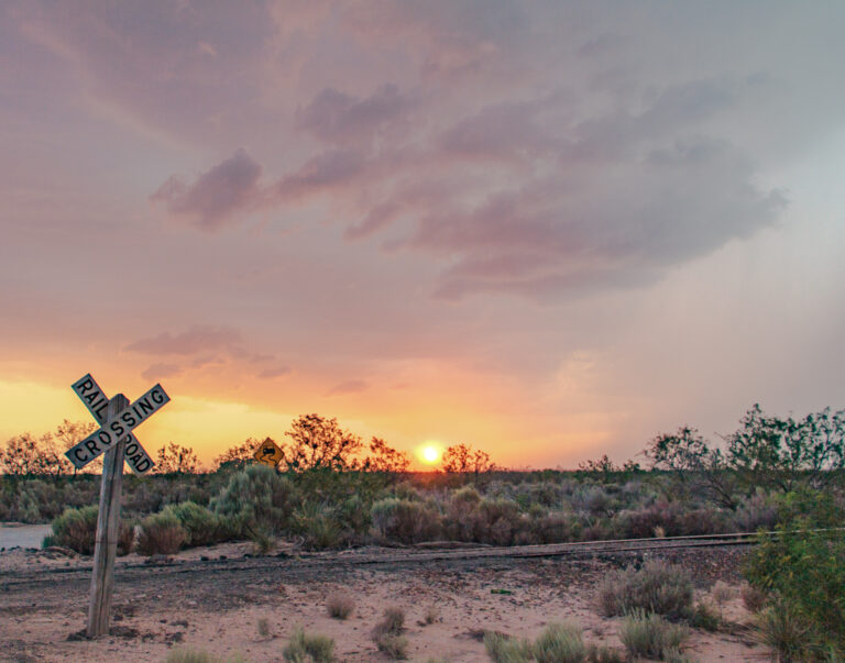 Sunset in New Mexico after a chase day in 2012